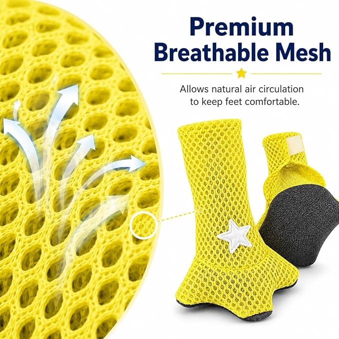 Chicken Boots for Chickens - Breathable Poultry Shoes with Non-Slip Sole for Backyard Chickens (Little Stars)