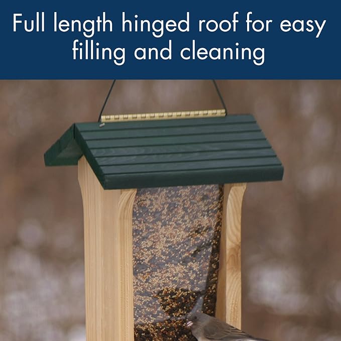 Woodlink NABIN Audubon Deluxe Honey Stained Feeder, 4.75 Quarts