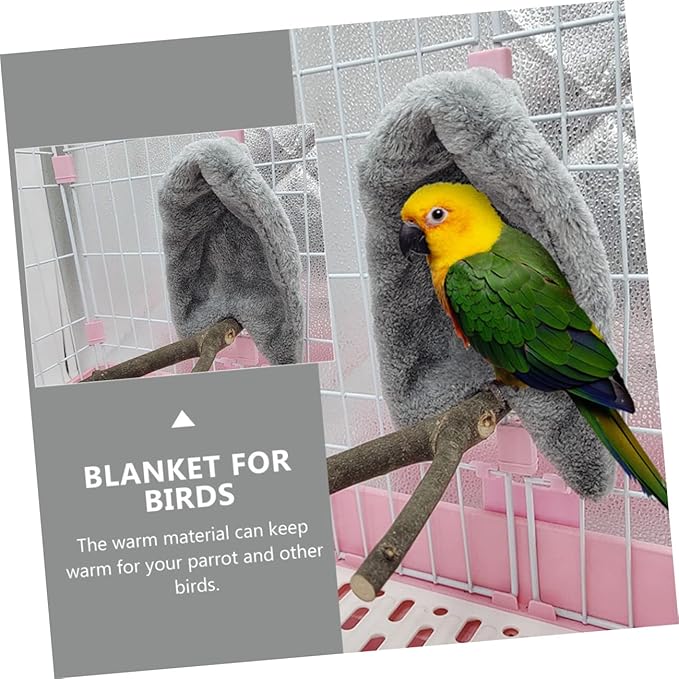balacoo 4pcs Blanket Warm Bird Nest Soft for Parakeets Lightweight Bird House Accessory for Comfortable Living Space Easy to Clean and Store