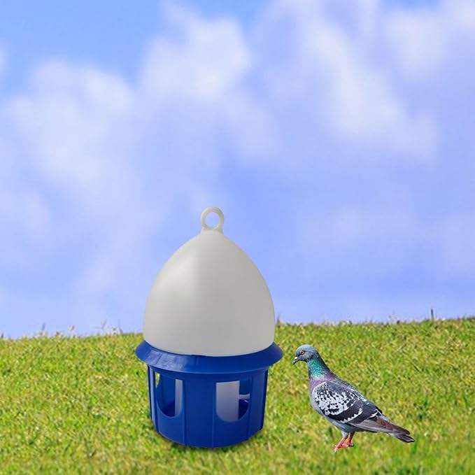 Pigeon Drinker Pet Bird Waterer Automatic Bird Water Drinker Cage Accessory, 4L