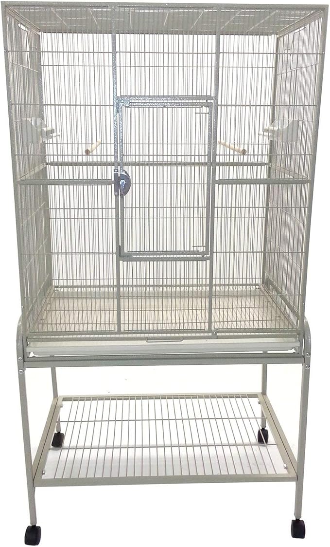 A&E Cage Company Flight Bird Cage in White