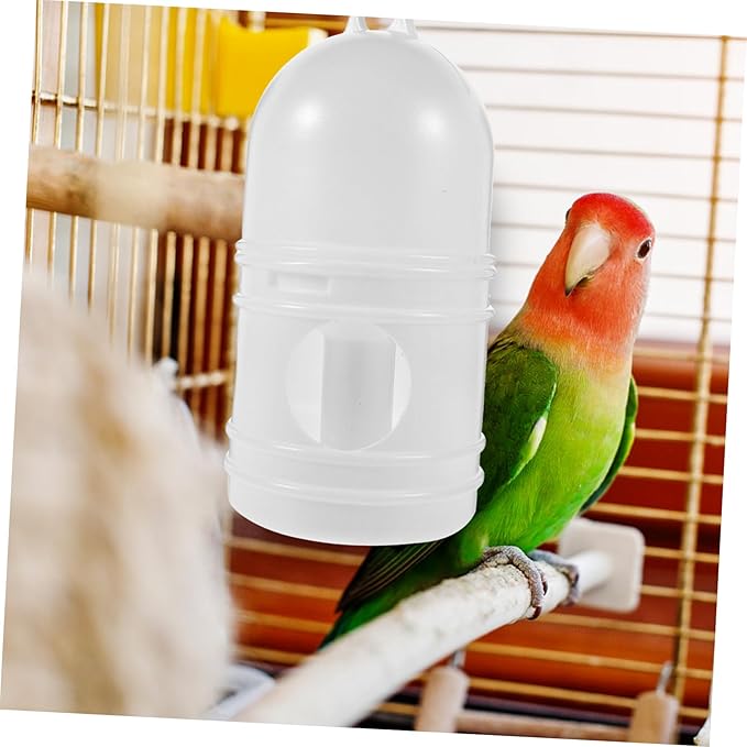 Generic Pigeon Water Dispenser Birds Waterer 2 Pack Plastic Bird Feeding Supply 9.44X4.72X4.72 Inch Clean Odorless Water Feeder for Indoor Outdoor Bird Cages