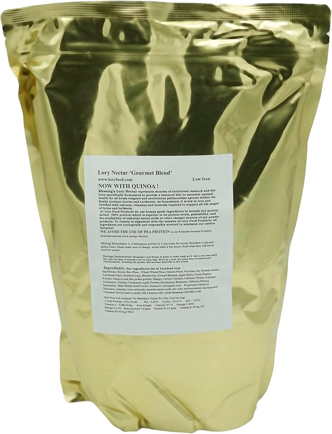 Blessings Gourmet Lory Powder Dry Lorikeet Food (5Lb)