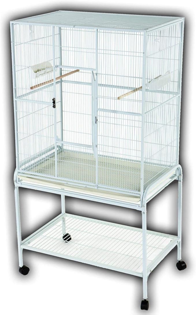 A&E Cage Company Flight Bird Cage in White