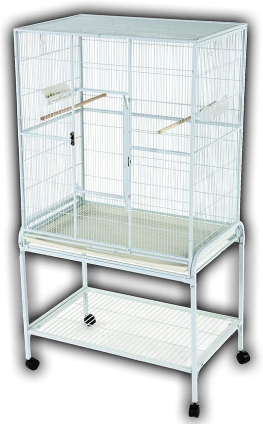 A&E Cage Company Flight Bird Cage in White