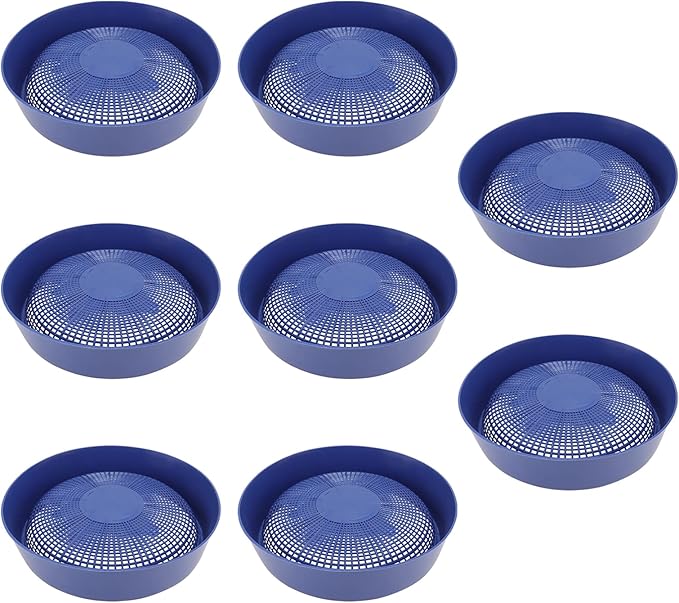 UKCOCO Quail Cage Pigeon Bowl, Plastic Breeding Hatching Box Hollow Pet Cage Hut Canary Finch Outdoor for Parrot, Doves, Bird 8pcs s s s Pigeon Cage
