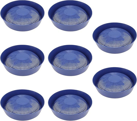 UKCOCO Quail Cage Pigeon Bowl, Plastic Breeding Hatching Box Hollow Pet Cage Hut Canary Finch Outdoor for Parrot, Doves, Bird 8pcs s s s Pigeon Cage