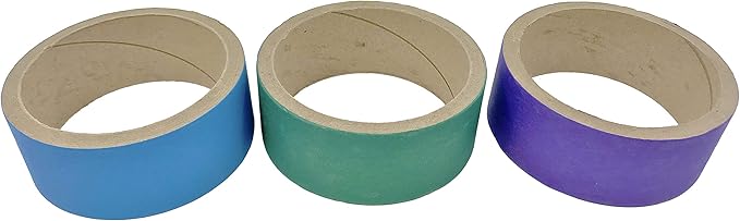 Bonka Bird Toys 3141 pk3 Jumbo 5 Inch Chew Bagels Foot Beak Feet Chewing Foraging Cardboard Shredding