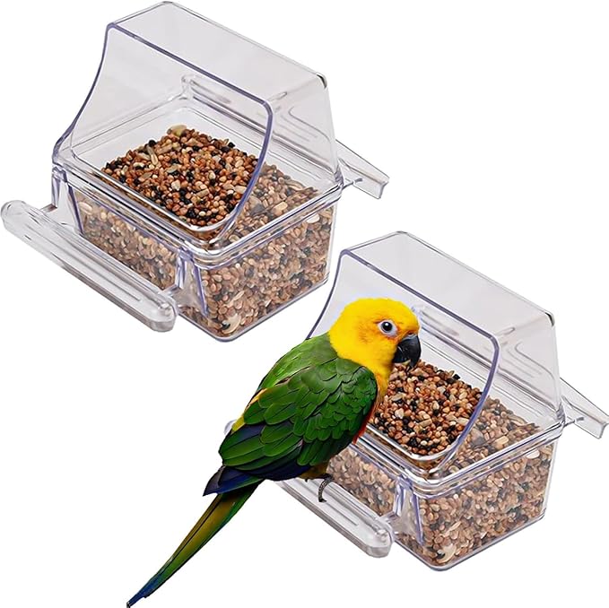 38-Inch Double Roof Top Large Flight Bird Cage with Toys Climbing Ladder Side Nesting Box Doors for Cockatiels Sun Parakeets Conures Aviary Budgie Finch Lovebird Canary Pet Bird Travel Cage