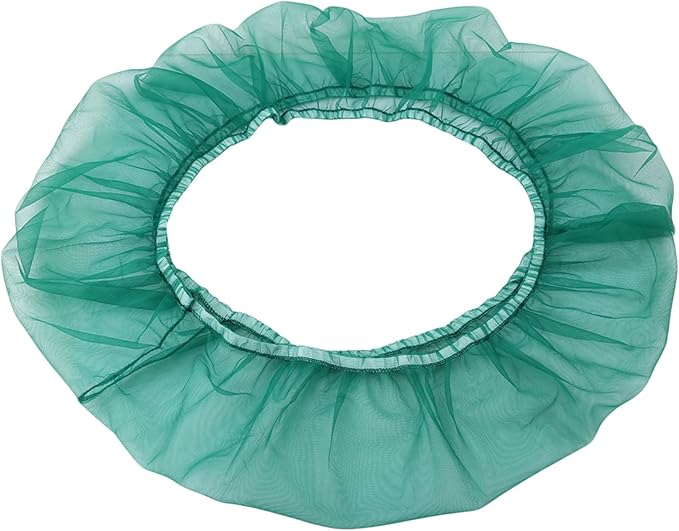 Bird Cage Seed Catcher, Stretchy Form Fitting Mesh Skirt Cover for Parrot Enclosures, Light and Breathable Fabric, Prevent Scatter and Mess,66 * 28Cm Green
