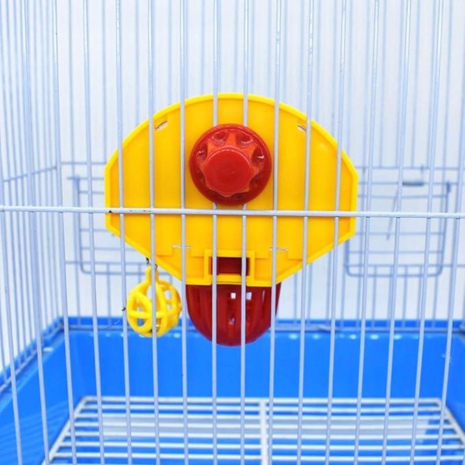 Funny Parrot Birds Basketball Hoop Props Parakeet Chew Toy, 9.3*11