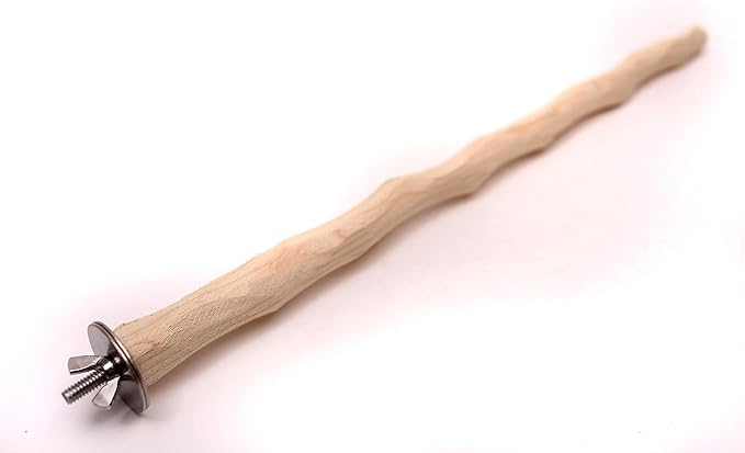 18" Extended NU Perch® - Small for Cockatiels, Parakeets, and Green Cheek Conures