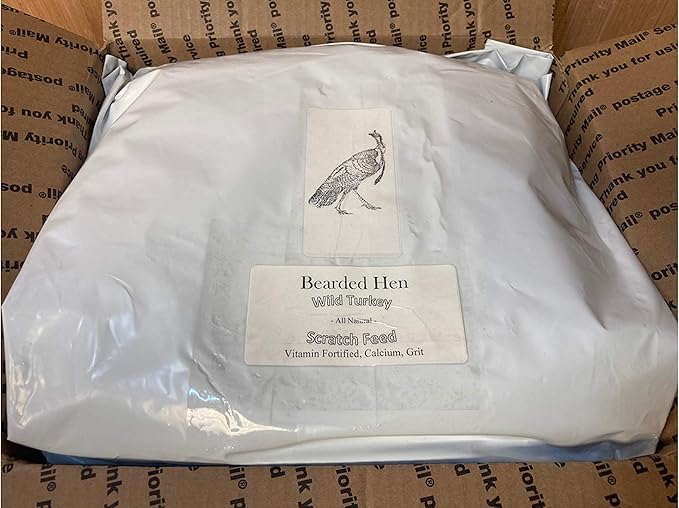 Wild Turkey Scratch Feed Supplement - All Natural Vitamin Fortified w/Oyster Shell Calcium - Game Bird Attractant (18 Pounds)