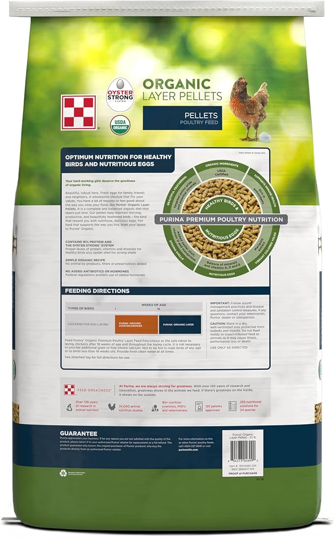 Purina® Organic Layer Pellets, 35 lb