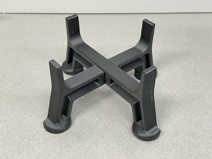 Quail Feeder Container with Feeding Ports and Stand | Ports are 3D Printed | Made in USA (4-Quart, Baby Blue)