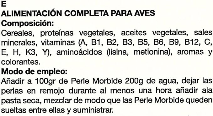 Perle Morbide Yellow Green Soft Bird Food 5Lb – Comida para Pajaritos, Complete Extruded Diet for Canaries, Finches, Parakeets, Goldfinches, Lady Gouldians – Vitamin-Rich & Digestible Formula