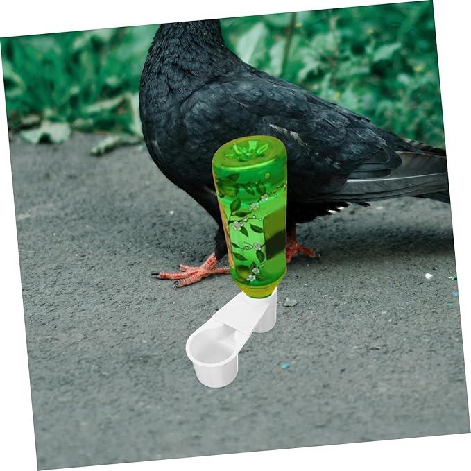 COLLBATH Multi-Purpose Bird Water Cup Cage Accessory for Rabbits Hamsters Parrots Pigeons Easy to Use Install