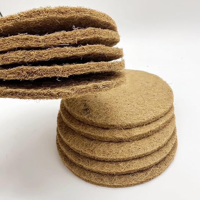 10Pcs Pigeon Nest Pads,Racing Pigeon Loft Supplies,Coconut Fiber Bird Breeding Egg Nests Bowls Mat for Finch Chicken Homer