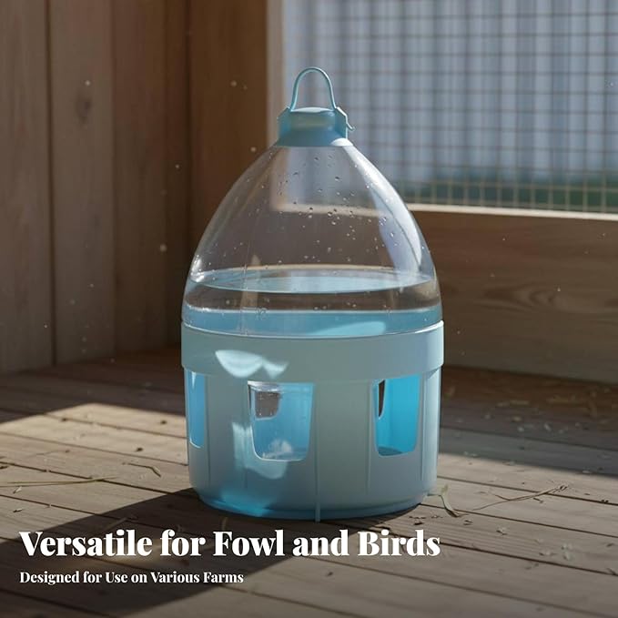 Pigeon Automatic Water Feeder, Pigeon Feeder Waterer, Accessories Automatic Bird Feeder Automatic Pigeon Waterer, for Quail Parakeet Outdoor, 4L