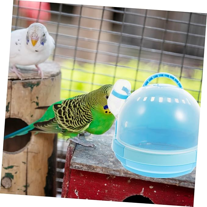 balacoo 1set Portable Pet Bird Carrier Handheld Parrot Travel Cage Detachable Base for Easy Cleaning Vented Design for Air Circulation for Outdoor Use and Travel Your Feathered Friend