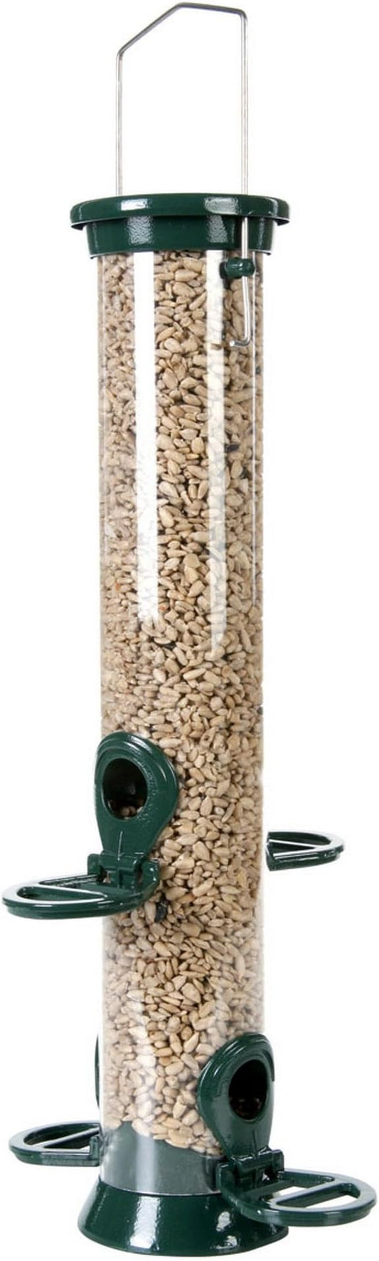 Monster Pet Supplies C J Wildbird Defender Metal Seed Bird Feeder, Clear