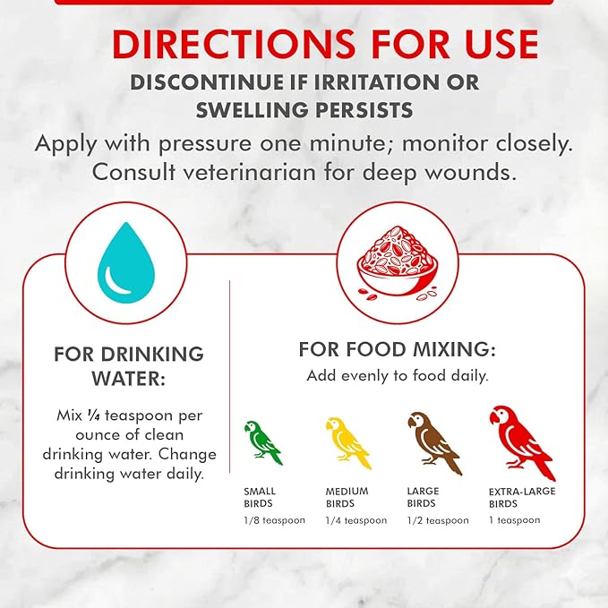 Morning Bird AVI-Clot 2 oz – Fast Bleeding Control for Cuts, Quick-Stop Powder for Dogs, Small Pets & Over-Trimmed Nails, Blood-Clotting Powder for Wound Healing