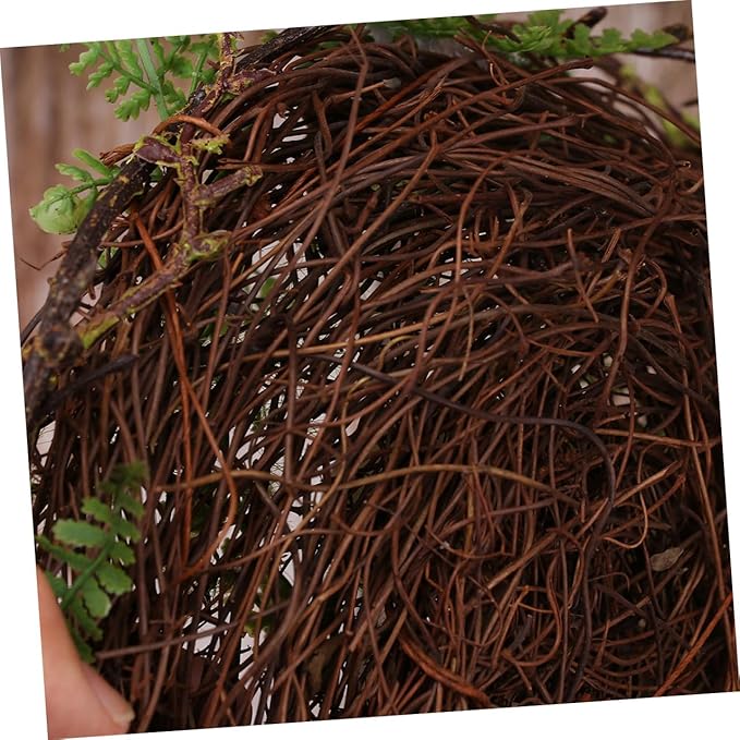 1 Set Easter Rattan Nest Arts and Crafts for Birds nest for Crafts Handmade Natural Decorative Child Household cage
