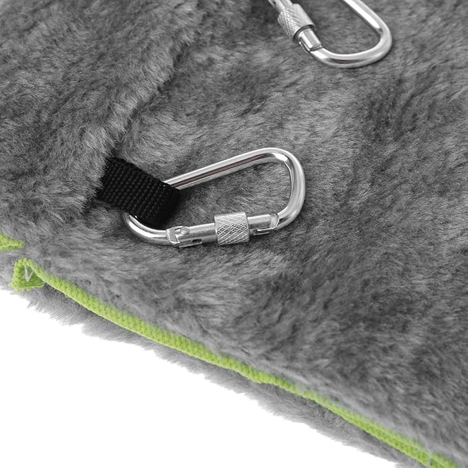 Thicken Heart Print Parrot Nest Plush Warm Hammock Tent Small Pet Winter Bed for Cockatiels Parakeets Winter