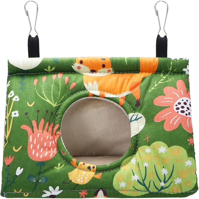 Bird Nest House Winter Warm Snuggle Hut Bird Bed Hanging Hammock for Parrots Budgies Parakeets Caique Senegal Cockatiels Conures