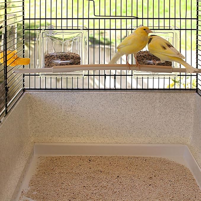 Ferplast Ferplast Bird Cage Canaries Cage Canto Exotic Bird Cage, Reproduction Breeding Cage with Partition and Accessories, 71 x 38 xh 60.5 cm.