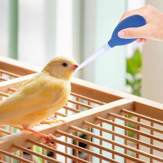 Ipetboom Young Birds Dropper - Baby Bird Puppy Kitten Kit Pigeon Weaner Bird Pacifier Device - Milk for Young Birds or Medicine for Sick Birds