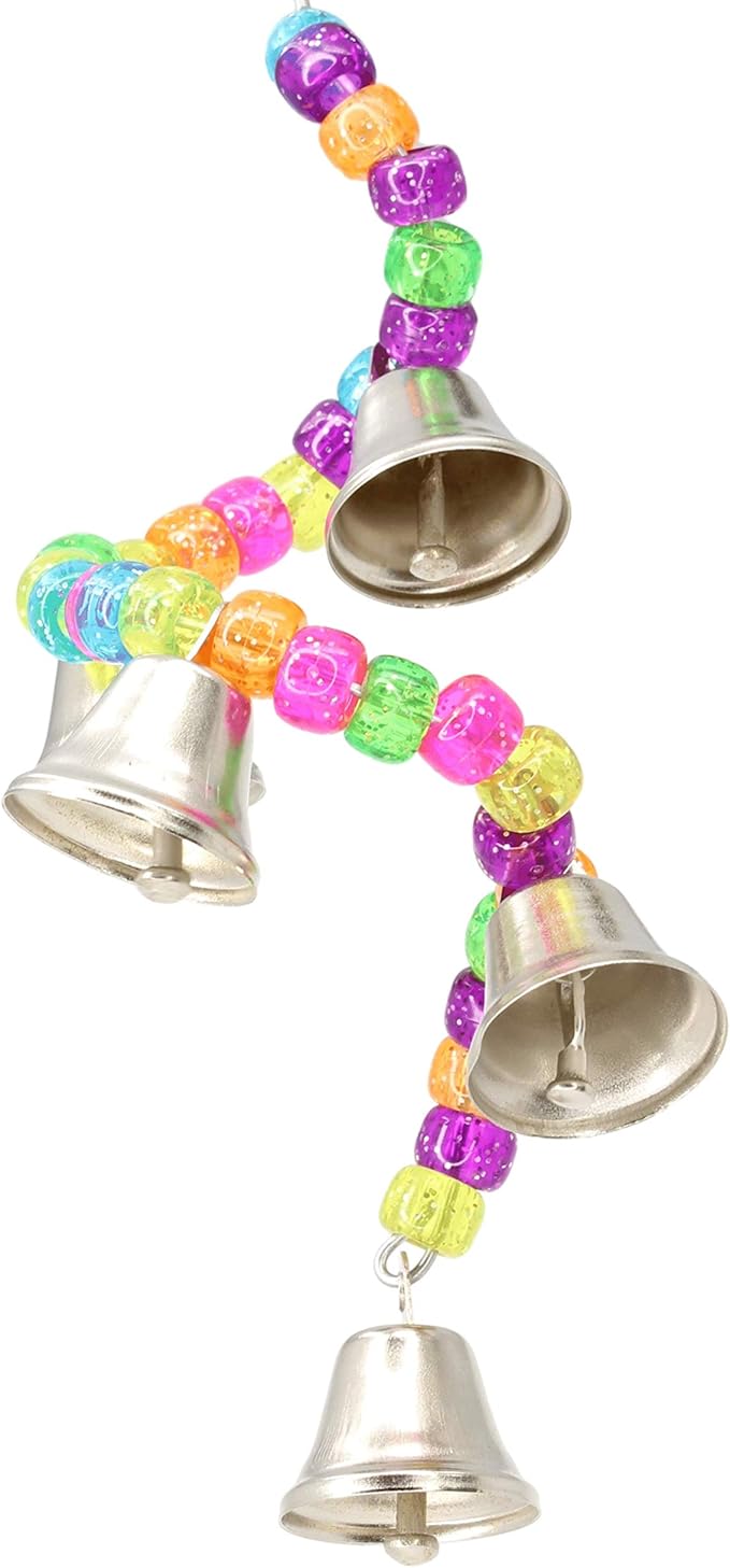 890 Ring My Bell Bonka Bird Toys Small Colorful Beads Assorted Budgie Finch Parrotlet Quaker Dove
