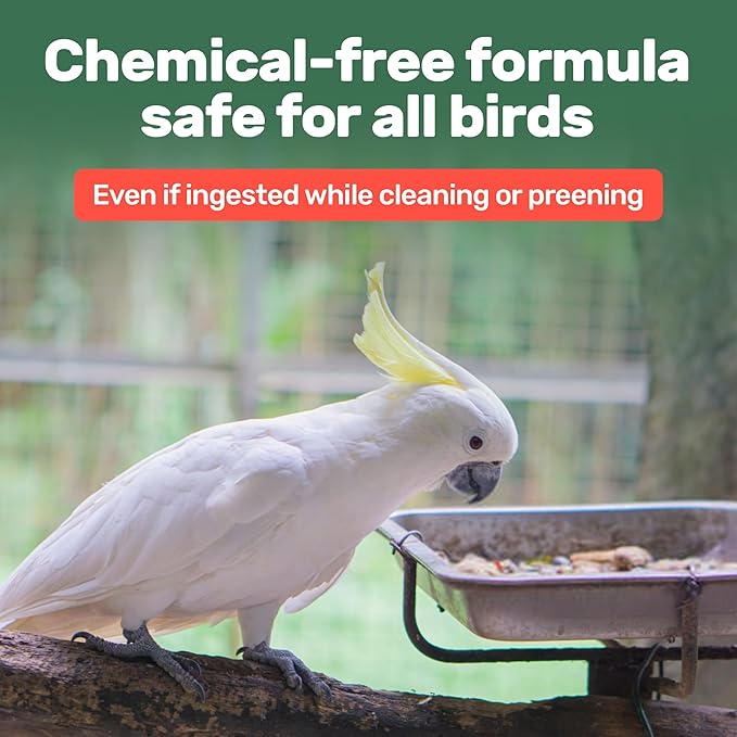 Samorillo Aloe Vera Bird Spray - 8.5oz/251mL - [Made in USA] - Non-Toxic Bird Bath Relieves Dry/Itchy Skin & Softens Feathers - Safe & Effective for All Birds - Promote Healthy Plumage - Odor-Free