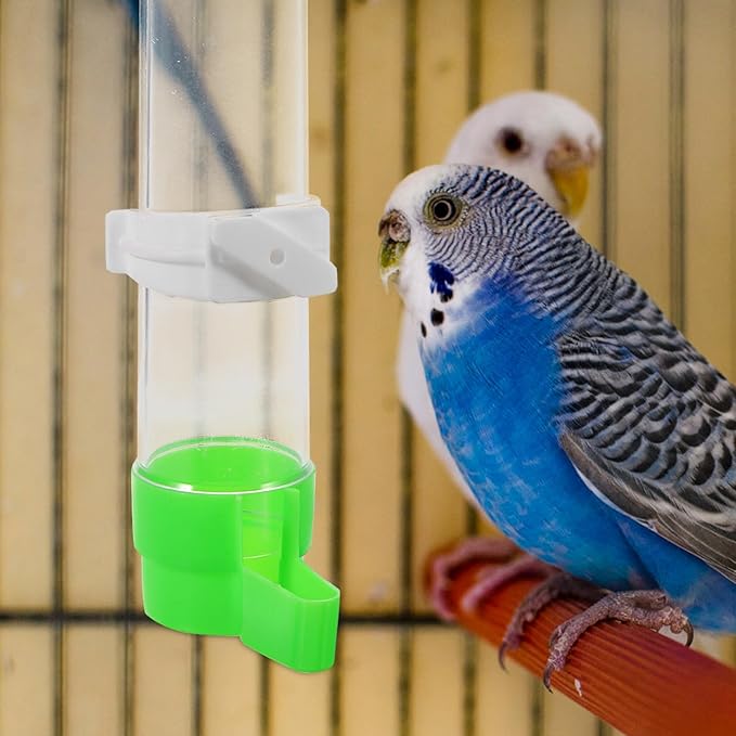 Bird Drinker Parrot Water Fountain for Bird Water Dispenser Parrot Feeder Bird Cage Accessories Plastic Pigeon Feeder Automatic Waterer Drinking Supplies