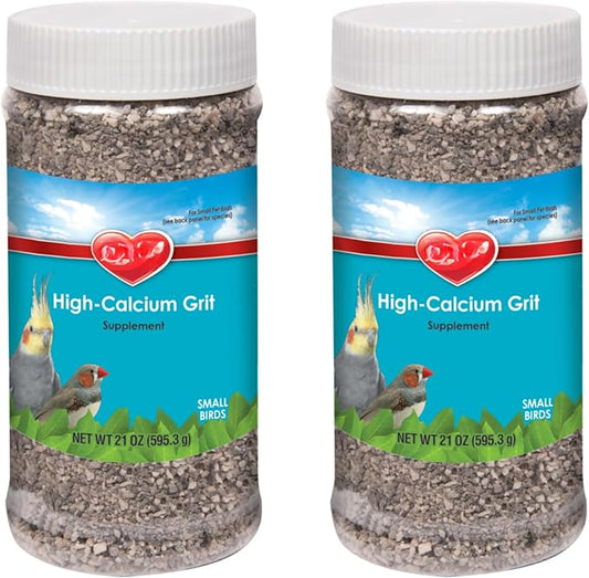 KayteeHi-Calcium Grit for Small Birds - Jar Size 21 oz (Pack of 2)