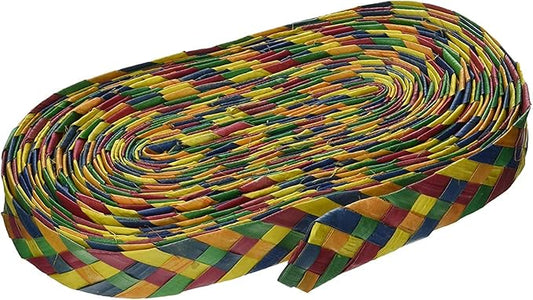 Planet Pleasures Rainbow Shredders Straight Ribbon Bird Toy, 30' L by 1" W