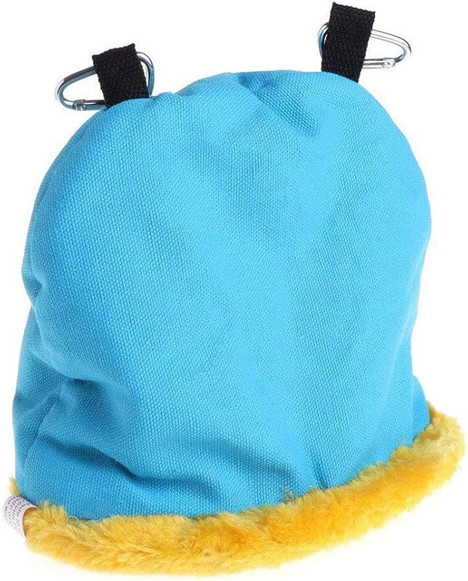 Litewoo Bird Hammock Nest Plush Warm Hanging Tent Pet Parrot Swing Bed Cave Cage for Parakeet Canary Cockatiel Lovebird Hamster Random Color (Medium)