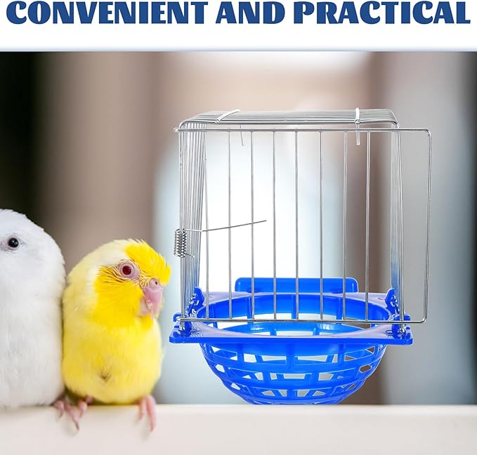 Ipetboom Hatching Nest Hollow Cage Nest Bird Cage Pigeon Breeding Nest Canary Nest for Cages Bird Breeding Basin Pigeon Nest Bowl Pigeon Nesting Bowl Bird Nest Breeding Box Iron Wire