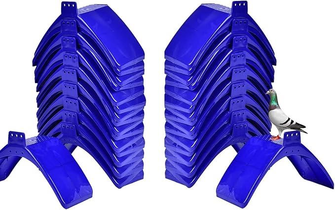 40 Pcs Pigeon Stands Dove Rest Stand Plastic Pigeon Rack Bird Stand Holder Plastic Pigeons Stand Frame Bird Supplies Accessories for Pigeon Bird Parrot., Blue 40