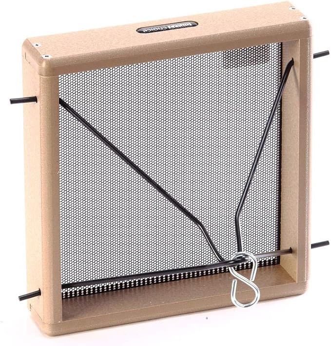Birds Choice SNHPF125 Hanging Tray, Recycled Hanging Feeder w/ Collapsible Steel Hanging Rods, Small