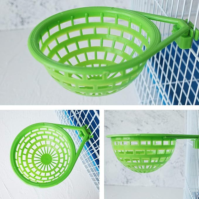 FOIBURELY 3 Sets Canary Nest Bird Nest Plastic Hatching Nest Finch Parrot Canary Nest with Nesting Pads