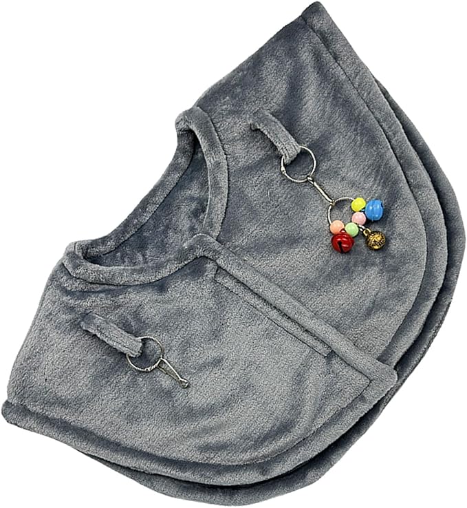 Parrots Anti-Scratch Shoulder Protector for Bird Anklet&Toy Cockatiels Finches Multi-Functional Pet Shoulder Pad Diaper Shoulder Cover for Birds for Poop