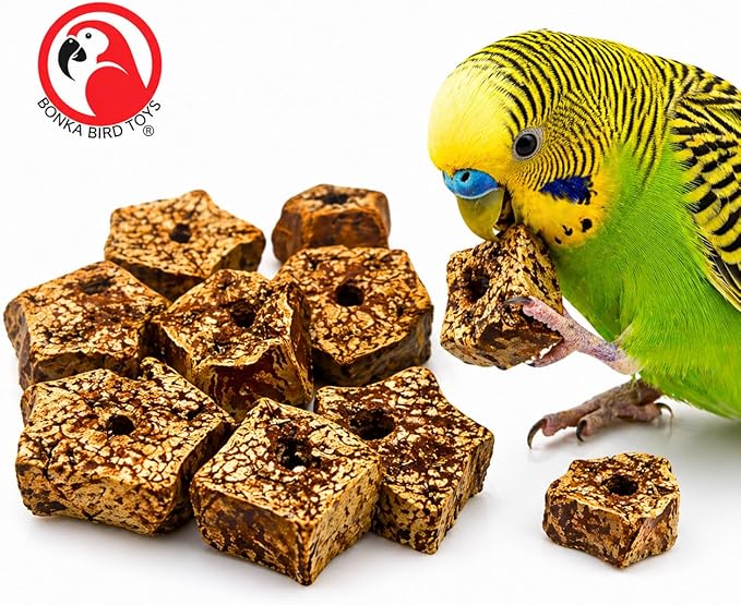 Bonka Bird Toys 3893 Pk24 Mahogany Sliced Pods Foot Talon Craft Part Bird Toys Parakeet Cockatiel Conure