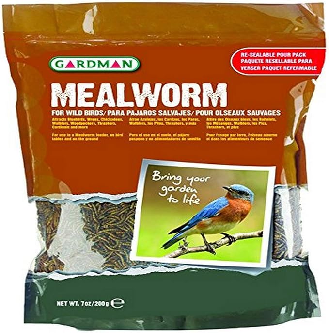 Gardman BA04513 Mealworm Tub Medium, 7 oz. (200 gram)