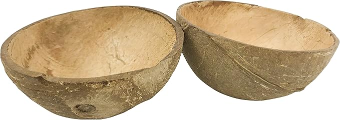 2055 2pk Coconut Cup Flat Base