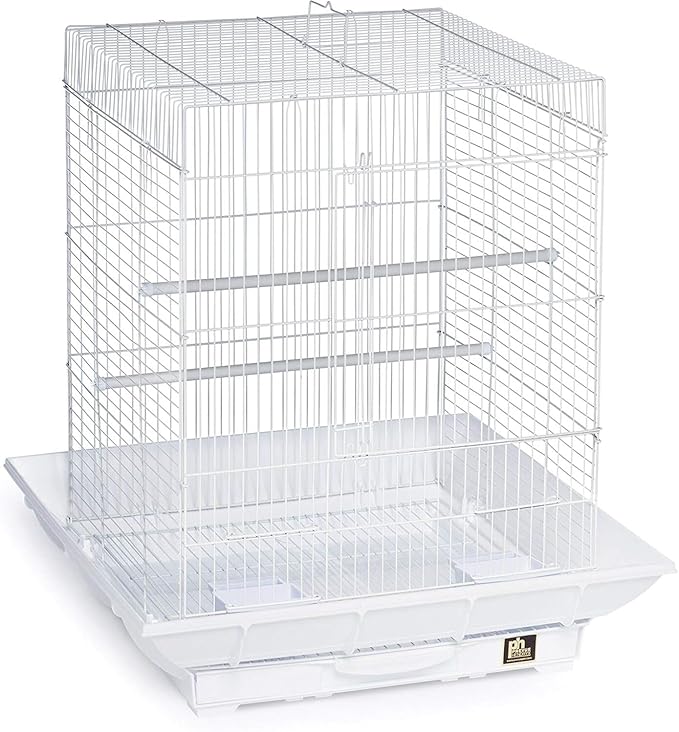 HomeStock Mountain Majesty Clean Life Bird Cage with Spacious Interior, Durable Build, Easy-to-Clean Features, and Secure Design for Birds' Comfort Green