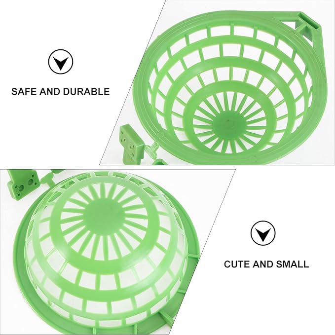 Mipcase Home or Pet Bird's Store Use Easy Install Bird Nest Basin Durable Plastic for Pigeon Nesting Material
