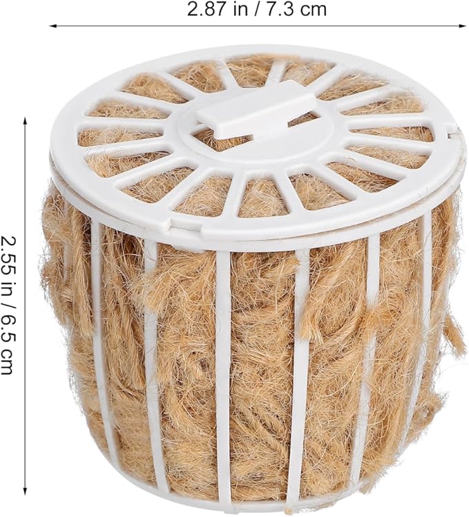 Totority Natural Jute Bird Nesting Material Kit with Mixed Jute Fillings – Soft, Durable & Eco-Friendly Bird Nest Pads for Hummingbirds, Canaries, Finches – Ideal for Garden, Aviary