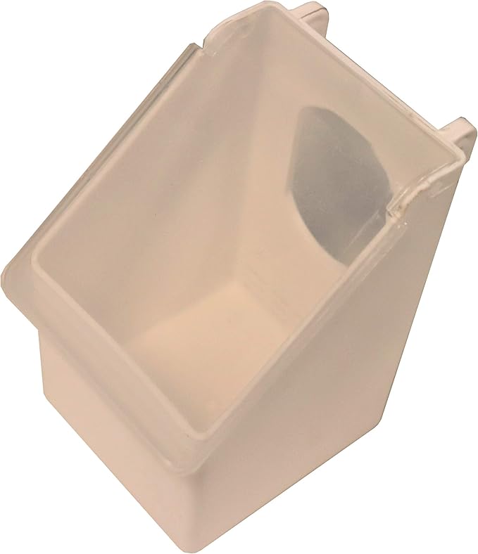 4 Pack of 1 Hole Plastic Quail Pigeon Dove Bird Outside of CAGE Mount FEEDERS
