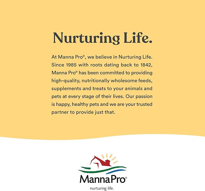 Manna Pro Gamebird Showbird Crumbles, Vitamin and Mineral Supplement for Poultry, Supports Growth, Feathering, and Overall Health, Complete Nutrition for Game and Show Birds, 6-Pack of 5 lb Bags
